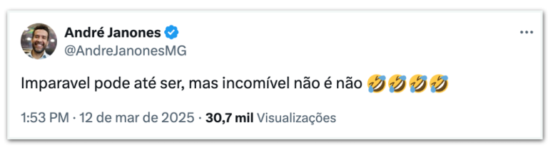 “incomivel-nao-e“,-diz-janones-sobre-michelle-bolsonaro