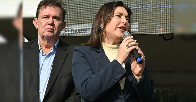 video:-ministra-simone-tebet-e-vaiada-em-sua-cidade-natal-durante-evento